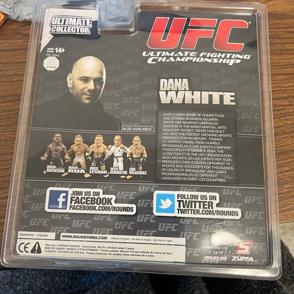 Round 5 - UFC Action Figure - Ultimate Collector DANA WHITE - Picture 3 of 3